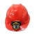 卓弘安带头矿灯安全帽工地领导用国标充电安全帽矿工帽矿帽灯 黄色LA-08USB+数据线
