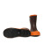 安全牌 ZX040 绝缘靴 40kv高压电工电力防触电半筒雨靴 橙棕色 45码