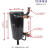 高效罐换热器壳管式冷凝器蒸发器储液罐空调热泵空气能热交换器 2匹高效罐不带储液 矮款