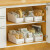 家の物语（KATEI STORY）日本厨房橱柜收纳盒多功能分类收纳筐下水槽杂物储物盒食品餐具盒 橱柜收纳 1个装