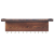 KOLYMAX复古实木桌面置物架首饰架金属钩挂架手链首饰展示挂架生日礼物 T字隔板    膨胀螺丝款