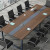 会议桌长桌简约现代办公室桌椅组合大桌子培训桌洽谈桌小型定制 2.2*1.1*0.75米(仅桌子)