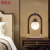 木缘人2024年新款新中式床头台灯客厅书房灯创意全铜实木灯具 灯身高460mm