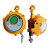 弹簧平衡器EW 3-5-9-15-22kg自锁塔式拉力吊弹悬停平衡自控起重器 黄色5-9kg