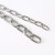 竹特 不锈钢链条 304 不锈钢链条 定制304 201 不锈钢链条铁锁加粗链子 4mm 5米（304）