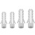 m5白色尼龙 膨胀管 膨胀螺栓 膨胀螺丝 膨胀钉 塑料膨胀管 膨胀栓标价为100个价格 M8*39