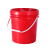 黑色塑料桶圆形密封pp小水桶大号避光诱蜂塑胶桶带盖5/10/20升25L 2L加厚 黑色