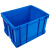 大工象 大号物流周转箱 M12蓝570*420*330 塑料长方形储物料整理胶框