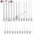 精密点胶针管110mm不锈钢加长100mm金属平口实验注射器卡口针头 12G 总长110mm管长100mm