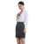 中神盾V-101男女式长袖衬衫150-155/S (100-499件价格)白色超细斜
