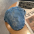 okkdey原创做旧水洗牛仔星星前进帽子女复古艺术家画家帽新款鸭舌贝雷帽 牛仔蓝 M（56-58cm）