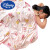 迪士尼（Disney）宝宝冰丝盖毯婴儿被子夏季薄款儿童夏凉被空调被巾幼儿园午睡毯子 曲奇饼干(A类凉感针织毯)150x200