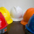 柯思捷定制高强度ABS安帽 建筑工程工地施工电工透气防砸玻璃钢头盔可印字 黄色  五筋反光款