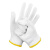 霍尼韦尔（Honeywell）2132202CN腈涤加厚通用白手套 耐磨 劳保 建筑工业用手套 双 白色 8码 