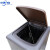 不锈钢分类果皮箱带盖箱脚踏垃圾桶 A 100L单桶咖色 其他垃圾
