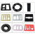 普力捷  60度黑色EVA泡棉材料cos道具模型制作eva泡沫板包装内衬盒定制 0.5米*0.5米*5毫米【60度黑色】