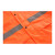 稳斯坦 分体式反光环卫雨衣雨裤 4XL/190兰格条橘色套装 1135
