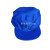 以琛定制工作帽安全生产帽子车间男女防尘帽工厂劳保帽包头帽印字广告 蓝色 后面有松紧