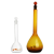 高硼硅A级可过检玻璃/棕色容量瓶透明量瓶具塞量瓶5/10/25/50/100 天玻牌透明5ml