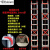 伸缩梯子直梯加厚铝合金升降梯子梯阁楼梯4-12米单面工程梯子 标准款6米使用高度5.5米1.5mm 伸缩直梯