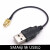 SMA母SMA公BNC母头BNC公头转数据线USB公头连接线Q9转接线 BNC公转USB公 4m