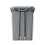 科力邦（Kelibang） 垃圾桶 脚踏式户外大号加厚环卫垃圾桶带盖 30L办公塑料垃圾桶商用 KB1034 灰色（1个）