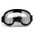 谋福582高清防冲击护目镜 工业眼罩 劳保防护眼镜 骑行 （黑框 海绵款）