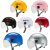 定制定制头盔logo国家认证电动车摩托车头盔四季哈雷半盔全帽 双镜片米色 均码