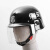 防暴头盔钢盔M88头盔德式带面罩头盔安全帽保安防护头盔 加厚款白色德式盔(无面罩)