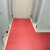 爱柯部落 S型镂空防滑垫 PVC网格疏水地垫浴室泳池卫生间0.9m×20m厚5mm红色经济款110172