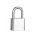 雨素 挂锁 小锁 304不锈钢叶片锁 门锁柜子锁 锁头 40mm
