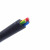 起帆电线电缆 YJVR3*4平方国标电力电缆 绝缘护套软电缆 1米 黑色100米起售