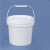 京采无忧 5L白色（带提手） 加厚塑料桶密封桶小水桶包装桶酱料冰粉桶
