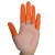指套100个麻点颗粒防滑橙色白色乳胶橡胶耐磨加厚劳保工业手指套 橙色L大号100个