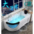 双韵唯冲浪按摩家用小户型独立式亚克力浴缸盆恒温加热1.4米-1.8米 A款（空缸） 1.5M