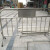 安路冠 不锈钢铁马护栏市政隔离栏可移动防撞围栏交通设施道路公路施工围挡 32*100*150cm