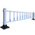 栏杆活动 防撞公路围栏锌钢活动护栏交通设施道路隔离活动3 80厘米高市政护栏一米