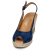 Betty LondonBettyLondon女鞋时尚高跟坡跟露趾鱼嘴凉鞋海蓝色2024新款 海蓝色 39