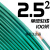京炼 阻燃BVR1 1.5 2.5 4 6平方软多股铜芯电线铜线 2.5平方 单皮软线(100米)绿色