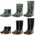 工业雨鞋PVC防水防滑雨靴劳保水鞋胶鞋 高筒黑色加绒 中筒黑色加绒 39