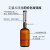 套筒式可调定量加液器透明棕色玻璃加液瓶塑料套装250 500 1000ml 棕色瓶套装-250ml