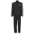 阿迪达斯（Adidas）男装时尚休闲运动套装开衫长袖外套运动长裤黑色春秋季 黑色 S