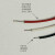 定制定制高温耐油单股05平方电线阻燃铁氟龙108独股镀锡 红色1米