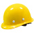 安全帽工地玻璃钢加厚防砸头盔透气施工建筑领导监理印字定制logo 玻璃纤维安全帽[黄色]