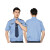 江山得利 身体防护系列 工作服套装 夏季短袖衬衫+裤子+肩章+胸章