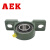 AEK/艾翌克 美国进口 UKP201 带紧定套立式外球面带座轴承 内径12mm