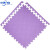 中环力安 带边条防摔垫地板泡沫拼接防滑地垫 叶子纹紫色 60x60x1.2cm*4片
