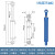 双向液压油缸5T吨小微型手电动一体泵站伸缩63缸径液压缸大全 缸径63外径73杆径35行程600