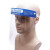 柯瑞柯林GLMZ200一次性透明防护面罩隔离面罩防尘防污防飞沫防油溅200个/箱1箱装