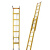 电力绝缘梯子玻璃钢绝缘梯鱼竿梯电工专用梯合梯人字梯伸缩梯 单升降梯8米